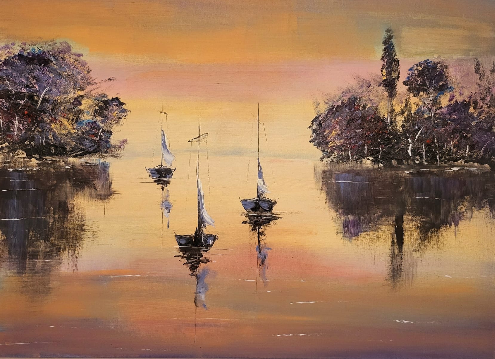 ArteDiAlina.com painting: Quiet Return